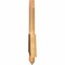 Ekena Millwork Eugene Smooth Timber Gable Bracket, Western Red Cedar, 36"W x 15"H x 1 1/2"D x 5 1/2"F, 10/12 Pitch GBW036X15X0206EUG00SWR - alternate 2